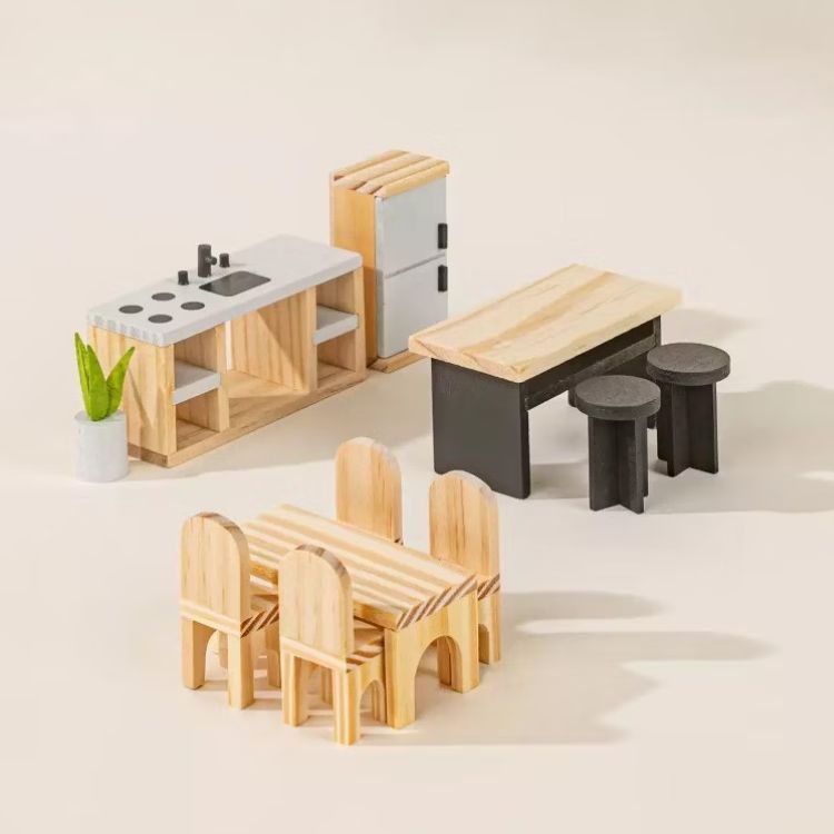 Dollhouse Kitchen Set