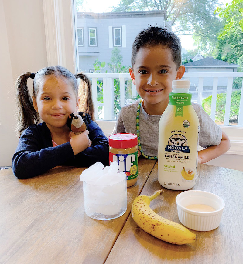 Banana Smoothies Kids Can Make - The Shirley Journey