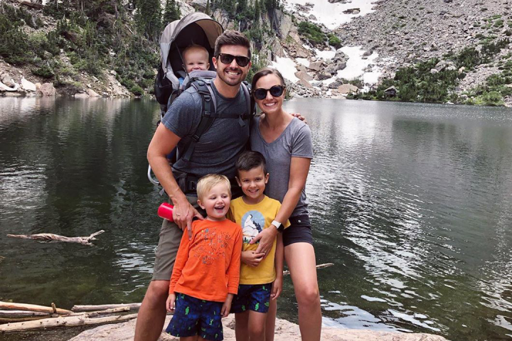 hiking with kids