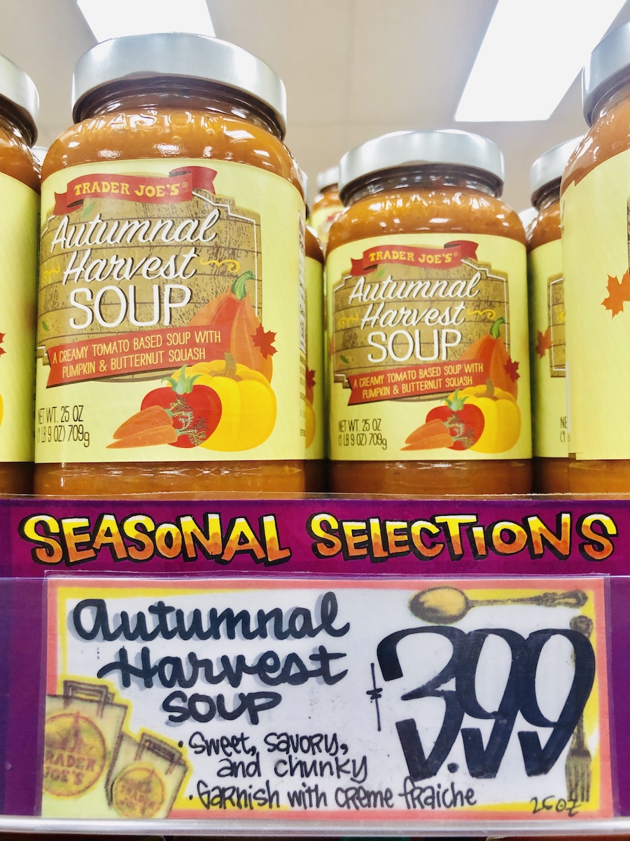 trader joe's fall items 