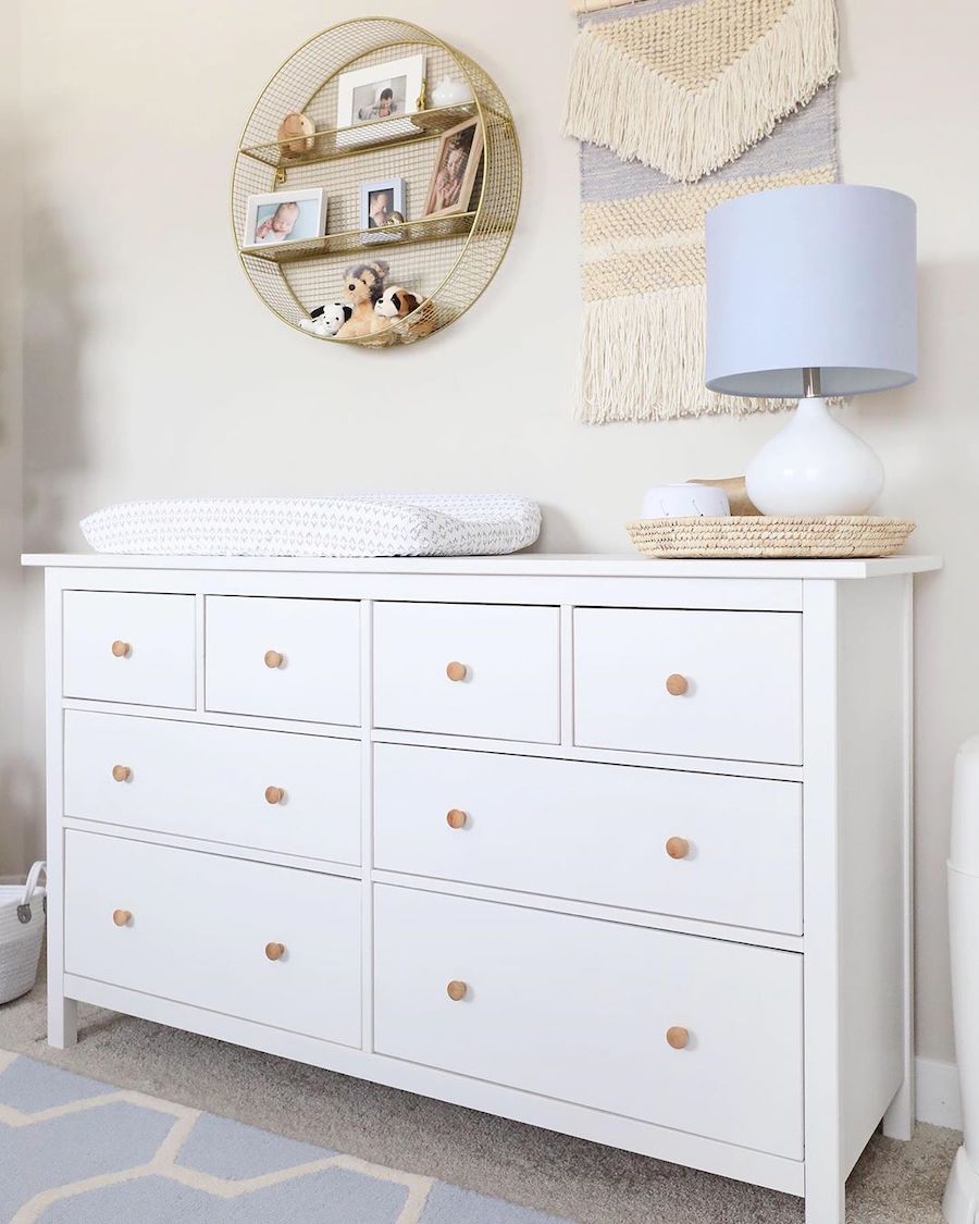 Ikea nursery hot sale chest of drawers