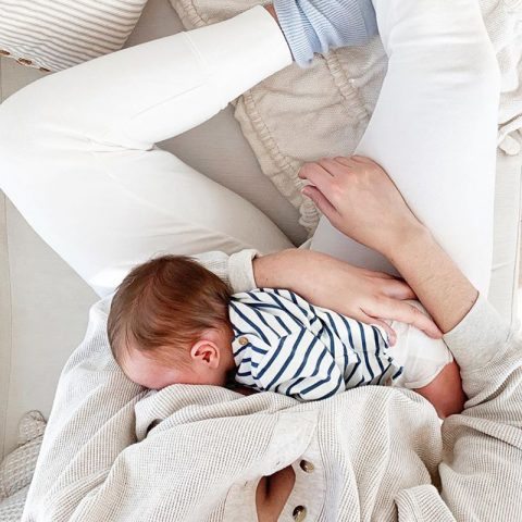 woman breastfeeding