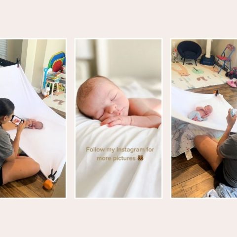 newborn photos at home