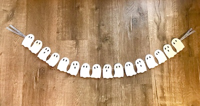 cute halloween ghost garland