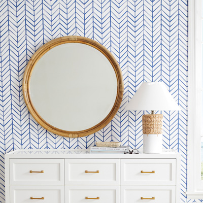 chevron nursery wallpaper