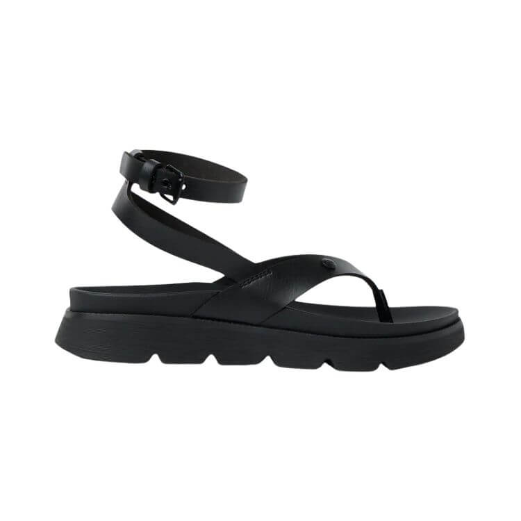 Black walking sandals