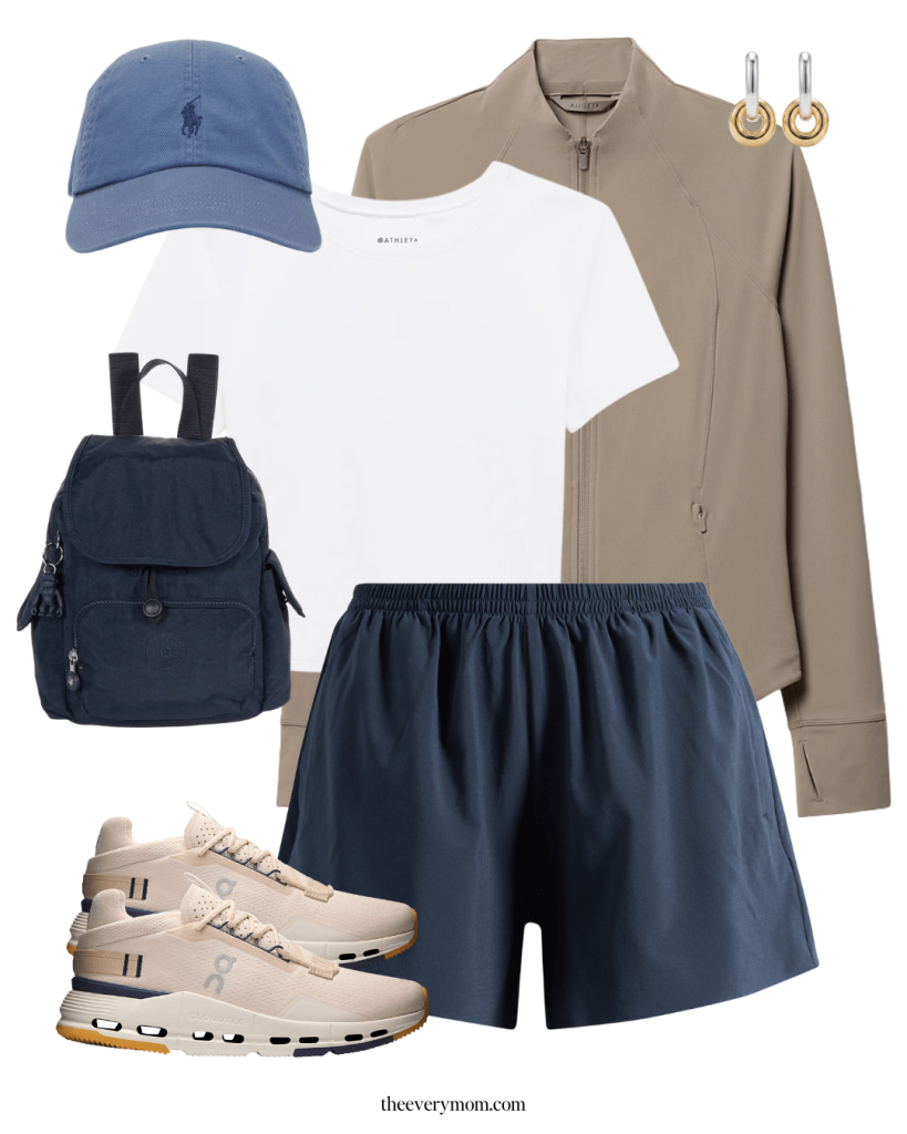 athleisure outfit for travel