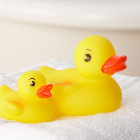 rubber ducky and bath