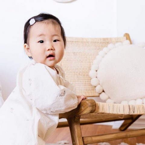 baby standing