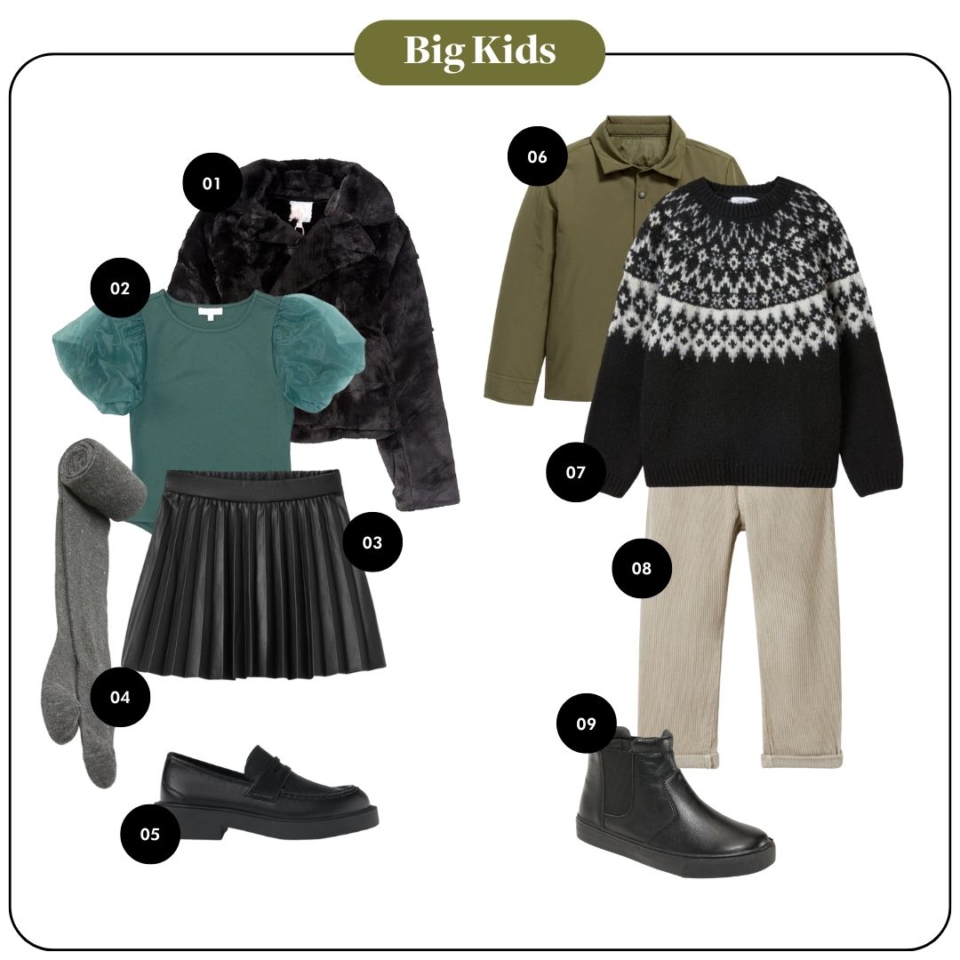 holiday party outfits for kids