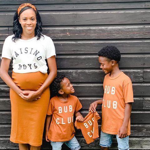 family matching tees and sweatshirts