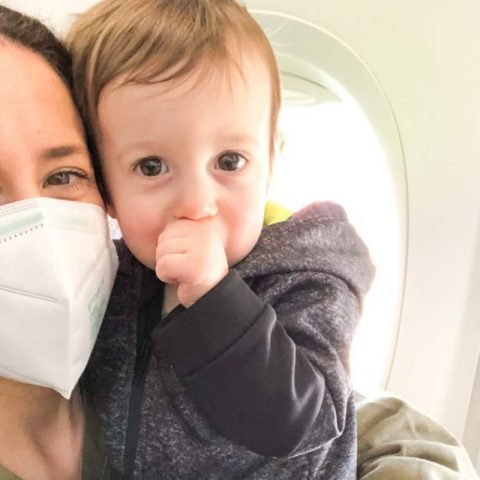 flight with two kids