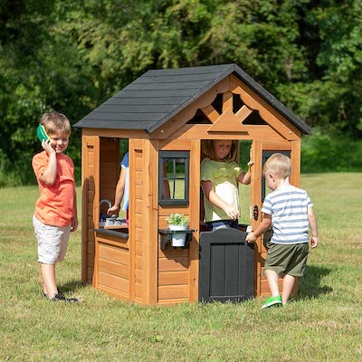 wooden playhouse