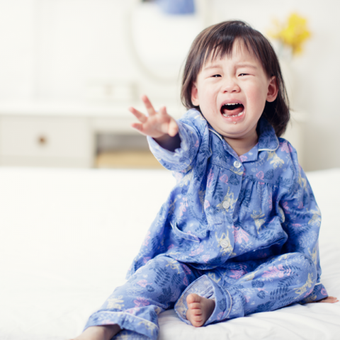toddler screaming