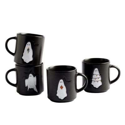 set of 4 ghost mug