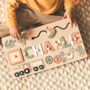 gifts for babies - personalized busy board