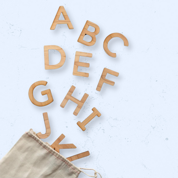 gifts for babies wooden alphabet