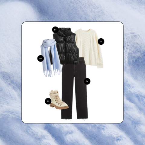 how to style vests this winter