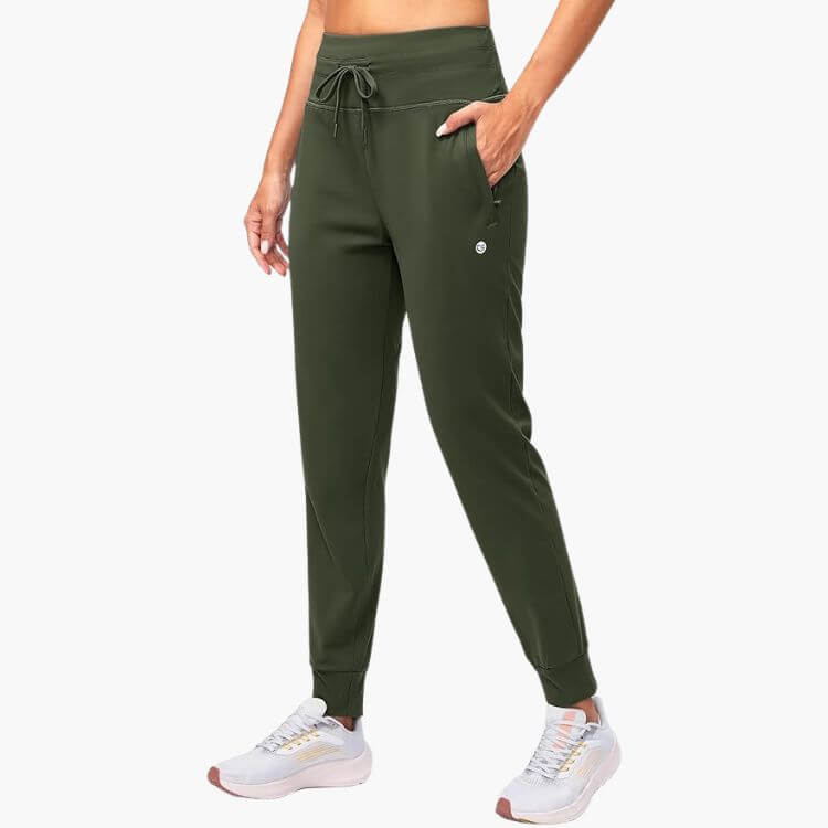 Fleece Lined High Waisted Joggers 