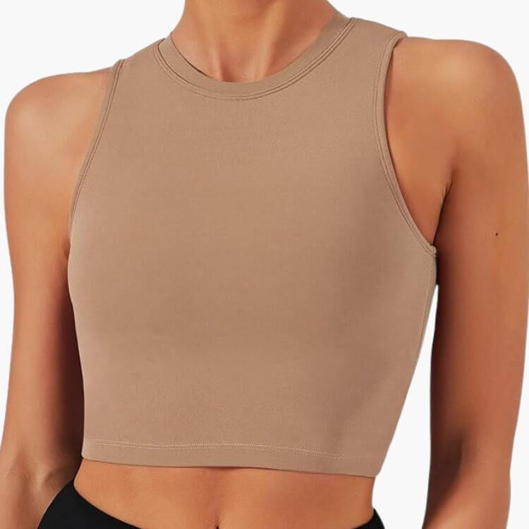Sleeveless Padded Yoga Top
