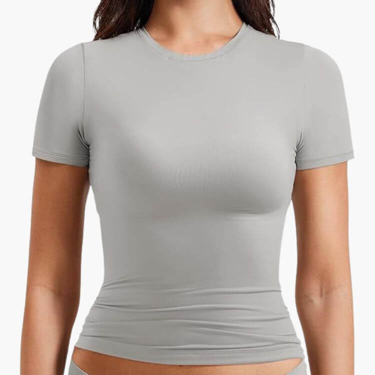 Double Lined Fitted Workout Top