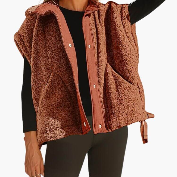 Oversized Fleece Vest