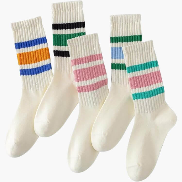 Striped Crew Socks