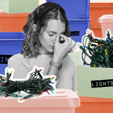 how to store holiday decor