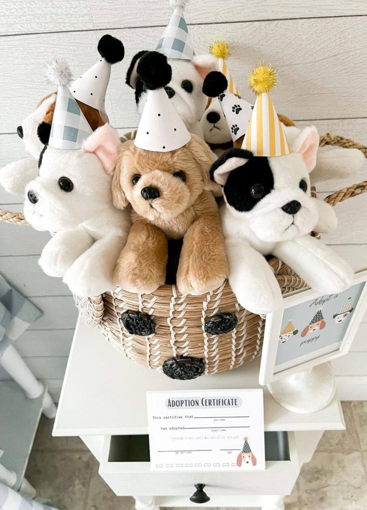 puppy party birthday favors