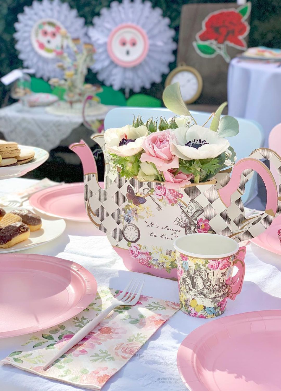 tea party second birthday theme