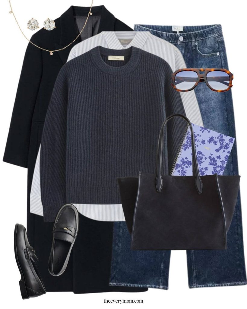 winter office style ideas for moms