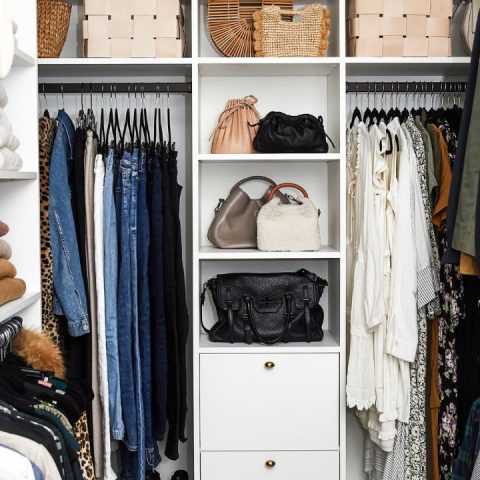 organized closet spring cleaning feature image