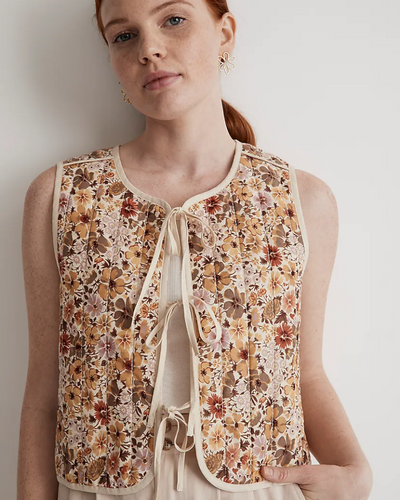 floral vest