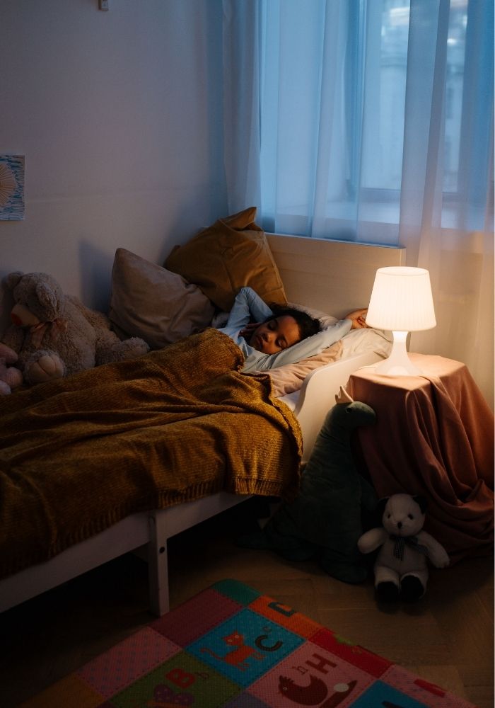 kid going to bed