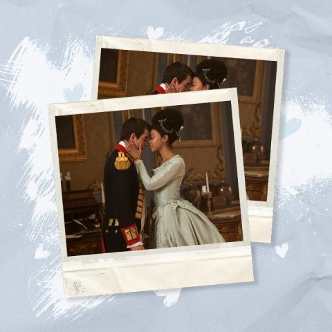 polaroid photos of Queen Charlotte