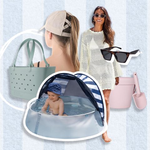 amazon beach, pool, and lake essentials graphic image