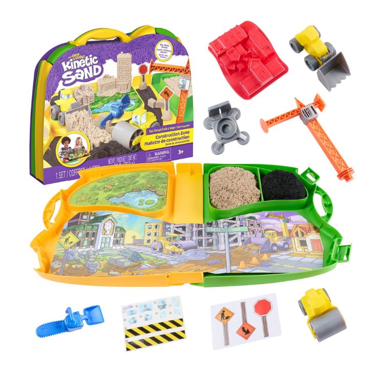 Kinetic Sand Construction Play Kit