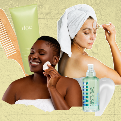clean beauty collage graphic