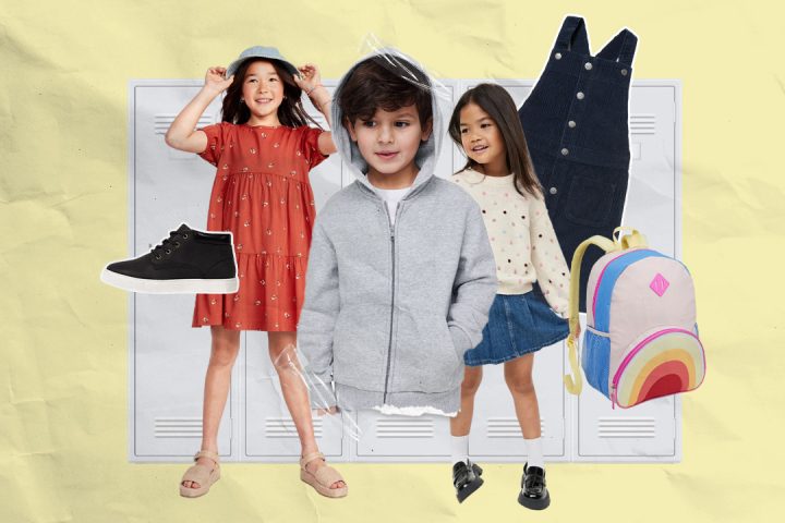 back-to-school clothes shopping for kids