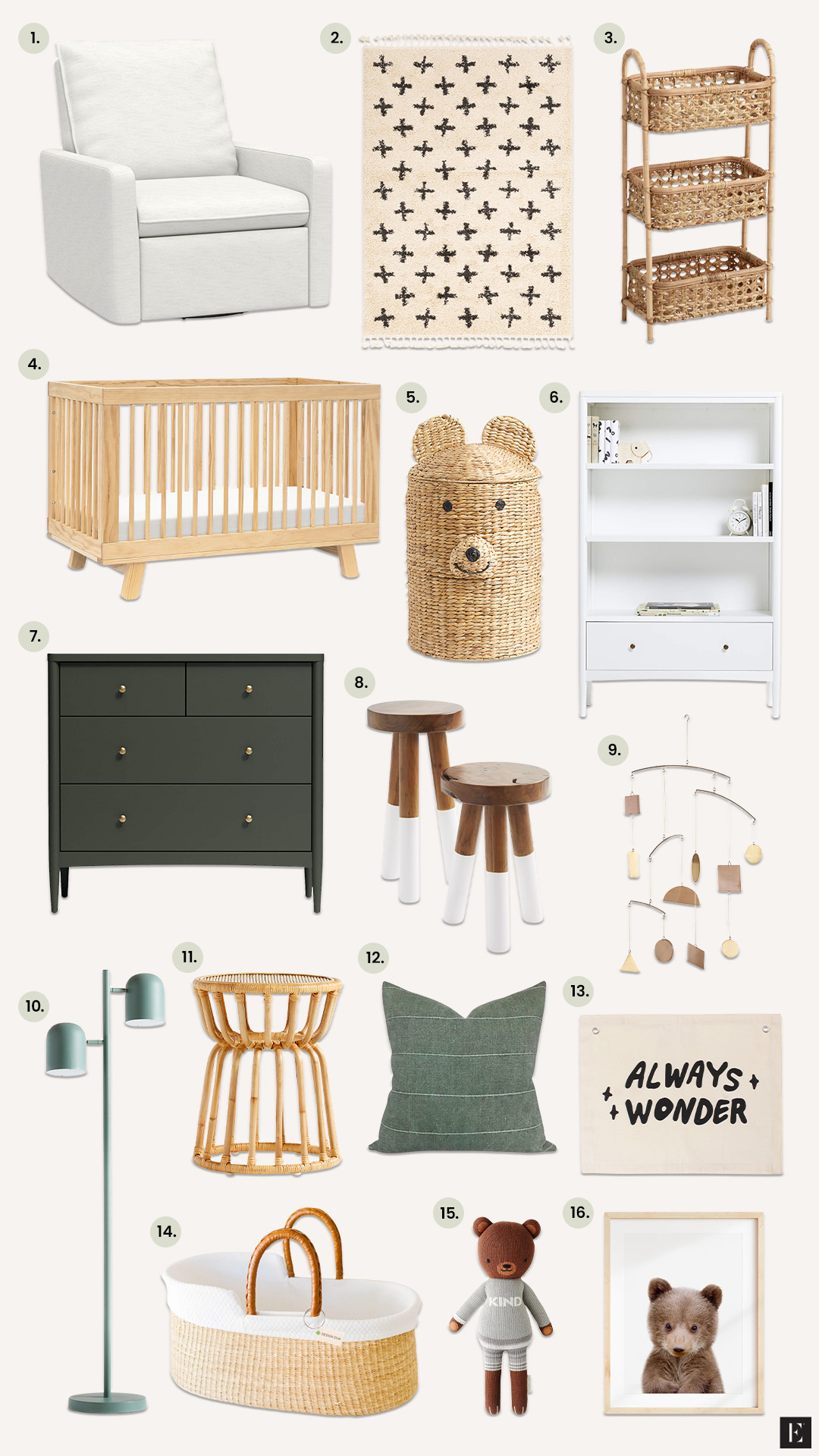 Woodland Nursery Inspiration from The Everymom CEO Alaina Kaz