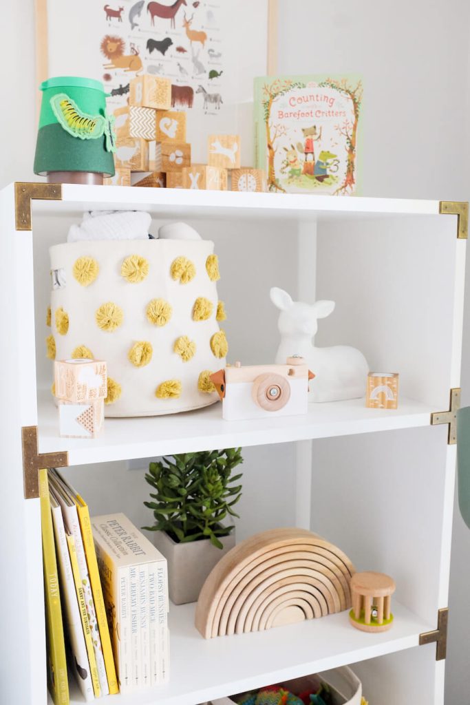 nursery bookcase storage