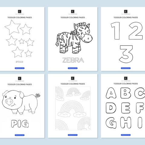 toddler coloring pages