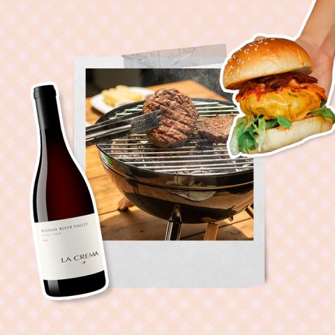 food burger pairing infographic
