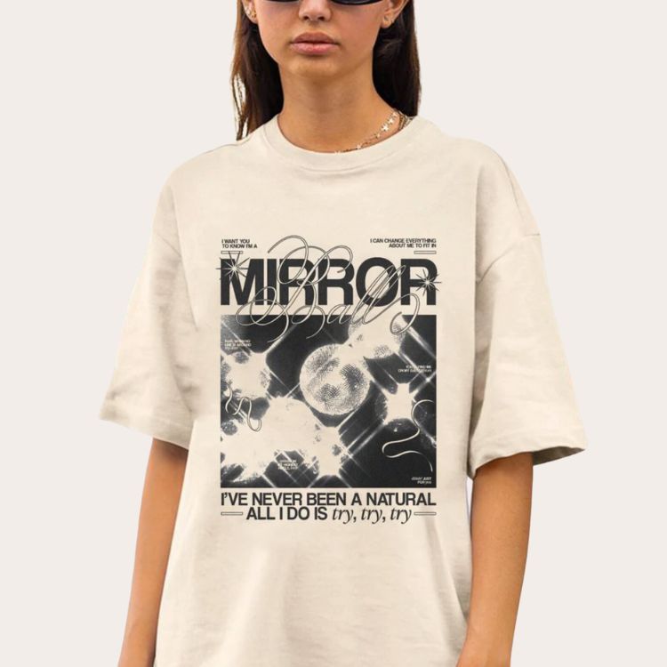 vintage mirrorball t-shirt