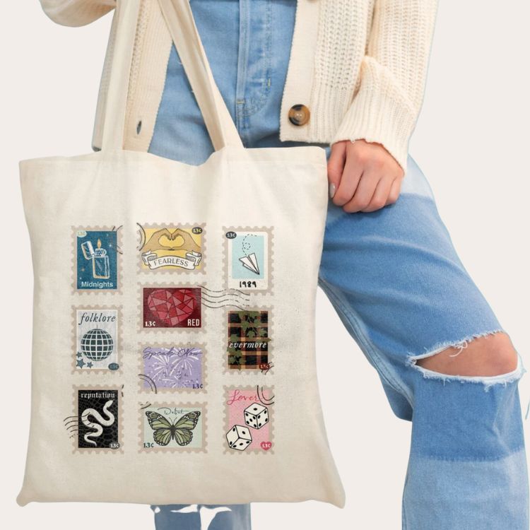 taylor swift canvas tote bag