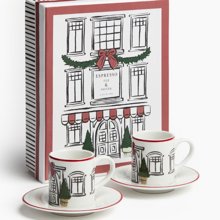 Gift-boxed 2-pack Espresso Cups & Saucers