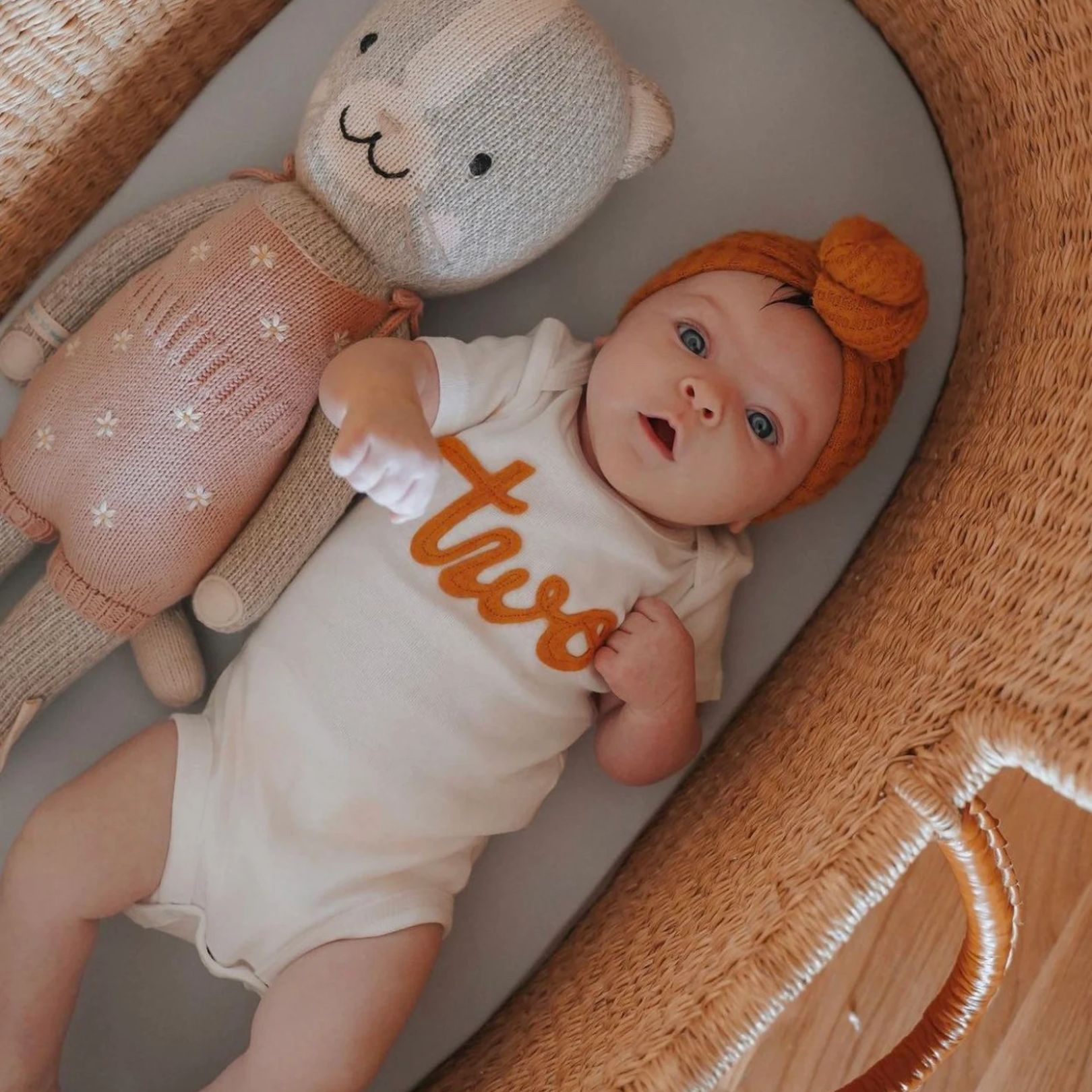 baby milestone photos with custom onesies