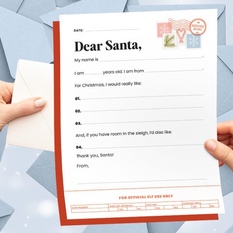 printable kids letter to santa