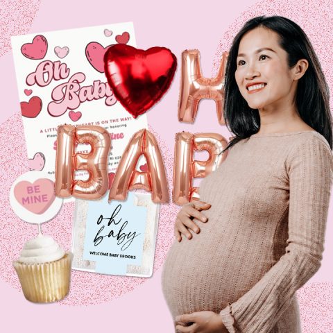 Valentine's Day baby shower ideas