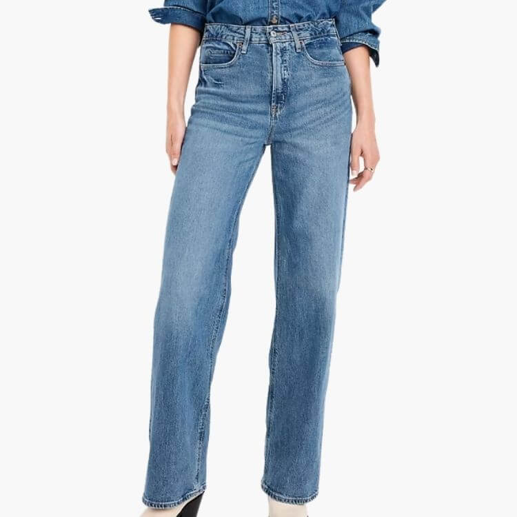 Extra High-Waisted Wide-Leg Jeans